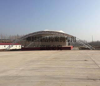 焦作武陟縣圪垱店村文化廣場舞臺膜結(jié)構