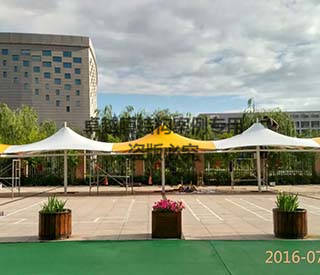 北師大鄂爾多斯附屬學校膜結(jié)構走廊