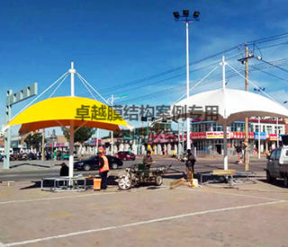 鄂爾多斯市伊金霍洛旗公園天下官邸小區(qū)膜結(jié)構涼亭