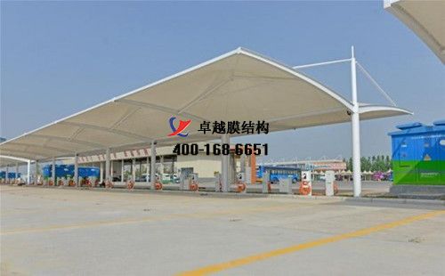 浚縣膜結(jié)構(gòu)充電站樁停車棚/雨棚【?？h漢生食品有限責(zé)任公司等】工程設(shè)計(jì)施工案例