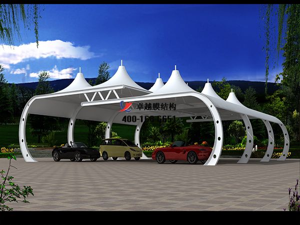 漢中膜結(jié)構(gòu)車棚【漢中精測電器有限責(zé)任公司-停車棚】設(shè)計施工案例 我們在漢中做了幾個膜結(jié)構(gòu)設(shè)計施工案例,我們在漢中承接了漢中精測電器有限責(zé)任公司-停車棚、漢中漢江機(jī)械有限責(zé)任公司-停車棚、漢中