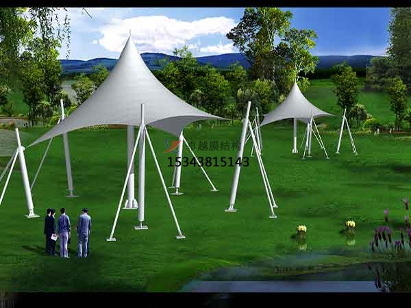 伊寧<font color='red'>張拉膜結(jié)構(gòu)</font>景觀設(shè)計施工【案例圖片】