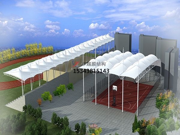 石河子門(mén)球場(chǎng)膜結(jié)構(gòu)頂蓋【生產(chǎn)基地】/網(wǎng)球/羽毛球館體育館設(shè)計(jì)公司施工案例