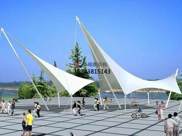惠州<font color='red'>張拉膜結(jié)構(gòu)</font>景觀設(shè)計(jì)施工【案例圖片】