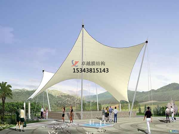 泰州景觀(guān)<font color='red'>張拉膜結(jié)構(gòu)</font>遮陽(yáng)棚【生產(chǎn)廠(chǎng)家】