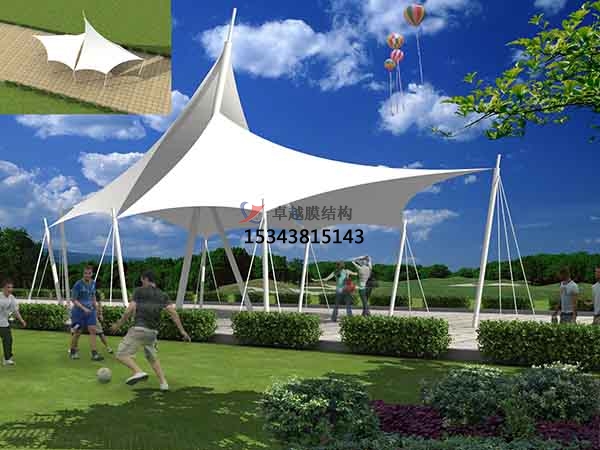 牡丹江市景觀(guān)<font color='red'>張拉膜結(jié)構(gòu)</font>遮陽(yáng)棚【生產(chǎn)廠(chǎng)家】