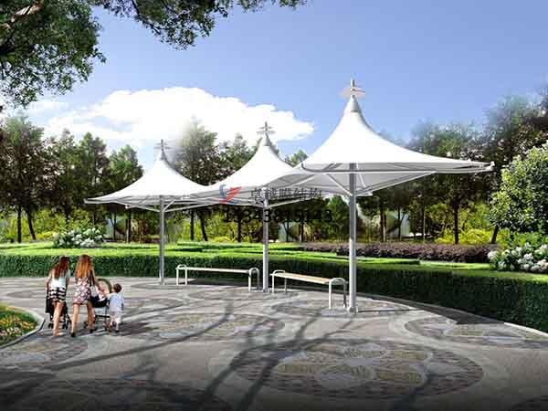 中衛(wèi)<font color='red'>張拉膜結(jié)構(gòu)</font>景觀(guān)設(shè)計(jì)施工【案例圖片】