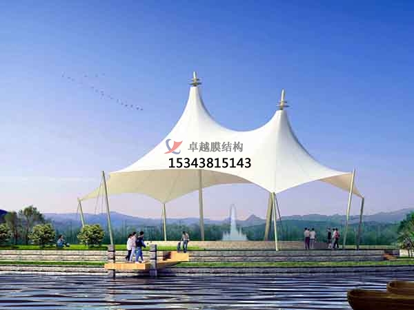 資陽景觀<font color='red'>張拉膜結構</font>遮陽棚【生產廠家】