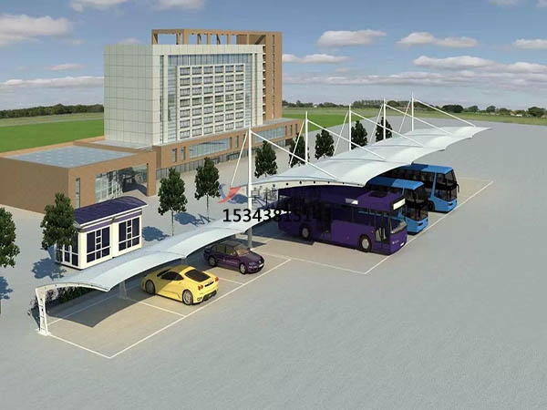 云南市膜結(jié)構(gòu)雨棚設計施工案例