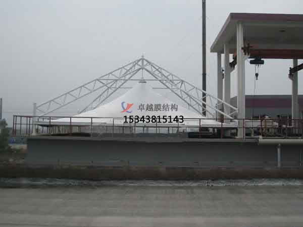 銀川市污水池加蓋圖片/膜結構罩棚案例、設計