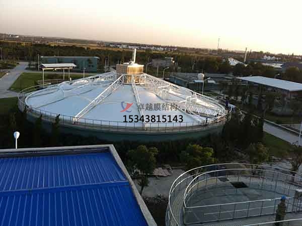 十堰市污水池反封閉罩棚設(shè)計(jì)施工、案例圖片 ?