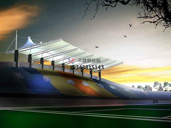 汕頭市看臺膜結構遮陽棚【生產(chǎn)銷售】