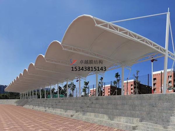 雞澤膜結(jié)構看臺雨棚設計施工安裝