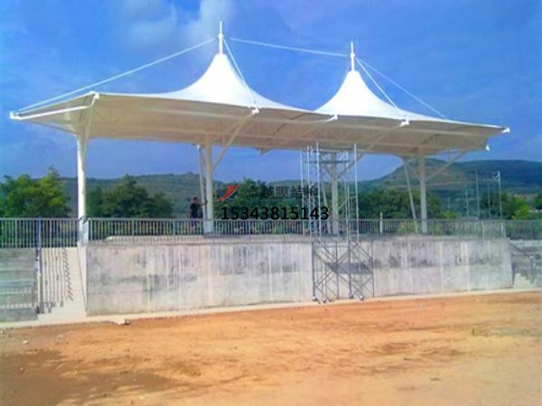 巨鹿體育場看臺膜結(jié)構/舞臺罩棚【設計安裝】