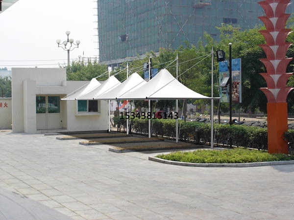 唐縣膜結(jié)構(gòu)停車(chē)棚【充電站雨棚】設(shè)計(jì)安裝