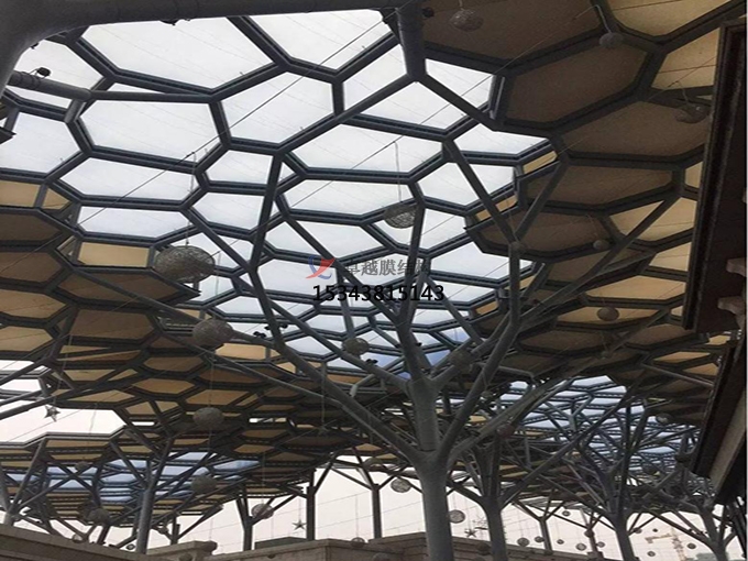 卓越案例分享——商業(yè)街膜結構頂棚