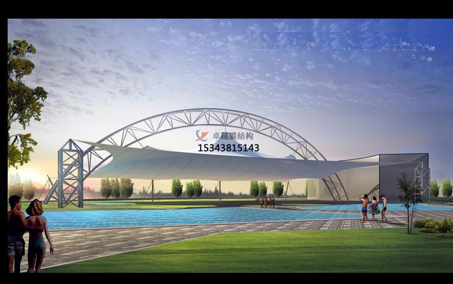 晉城膜結(jié)構游樂場/水上樂園/造浪池/游泳池/兒童樂園遮陽棚廠家【膜結(jié)構施工】