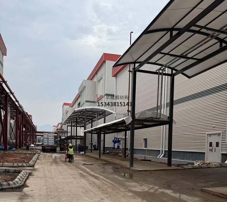 肇慶寧德時代連廊膜結構雨棚