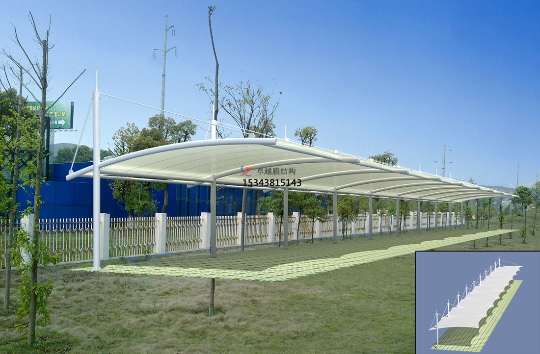 山東<font color='red'>膜結構公司</font>【膜結構停車場】山東膜結構廠家