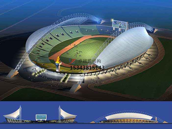 淄博<font color='red'>膜結構公司</font>【膜結構籃球場雨棚】淄博膜結構廠家