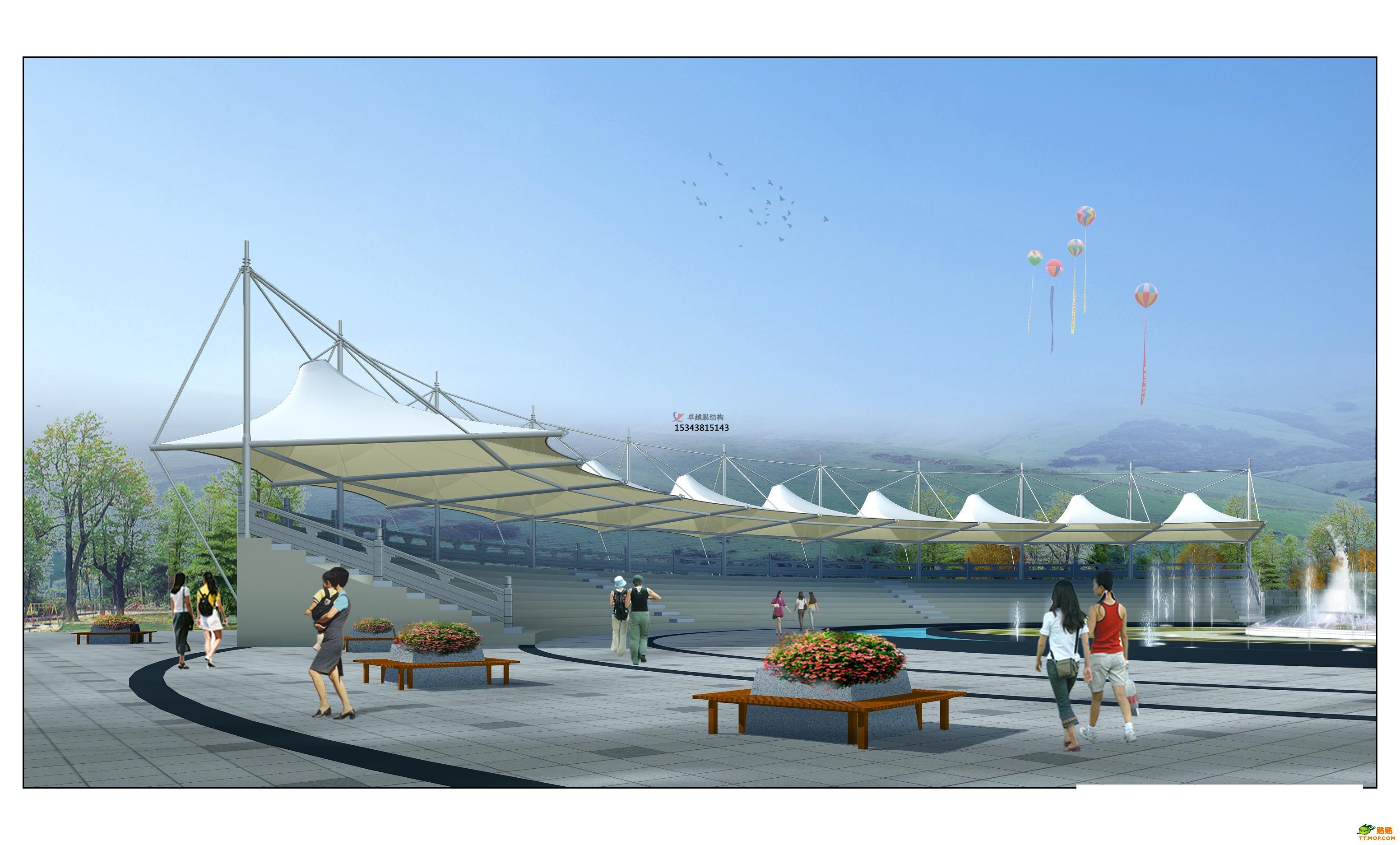 衢州<font color='red'>膜結構公司</font>【場館看臺膜結構】衢州膜結構廠家