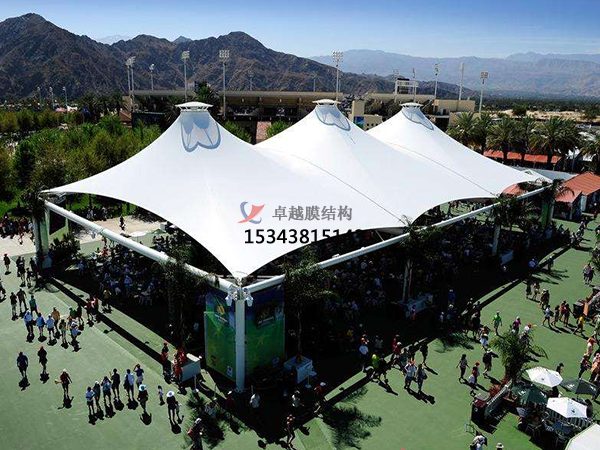 賀州<font color='red'>膜結(jié)構(gòu)公司</font>【張拉膜門球場(chǎng)雨棚】賀州膜結(jié)構(gòu)廠家