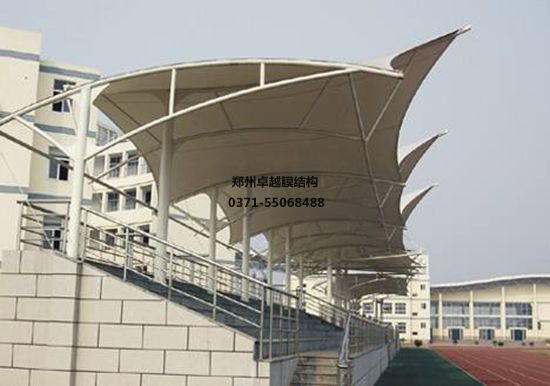 膜結構地下車庫入口的實用性與藝術性