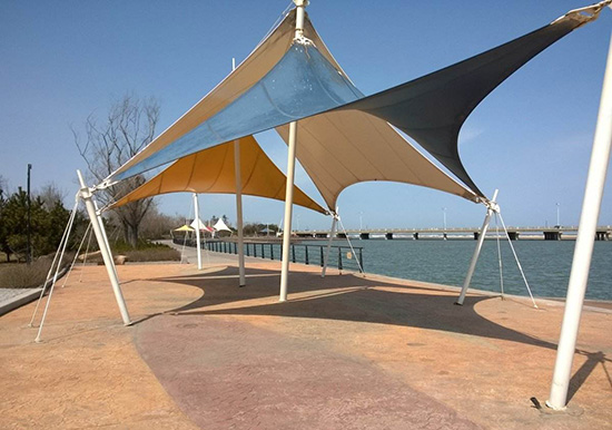 網(wǎng)球場膜結構的特性與壽命