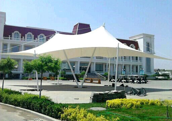 主席臺膜結構的設計過程